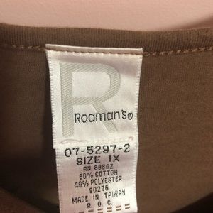 Roaman's Tops - Roamans Plus Size Woman’s Shirt !! 1X Roaman's Tops - Roamans Plus Size Woman’s Shirt !! 1X
